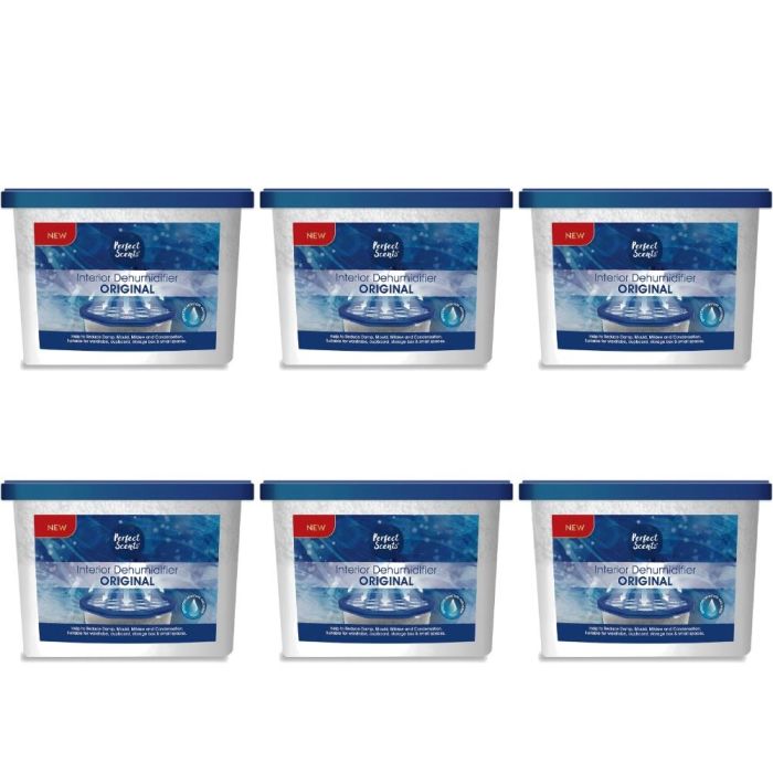 Perfect Scents Original Interior Dehumidifier 500ml - Pack of 6