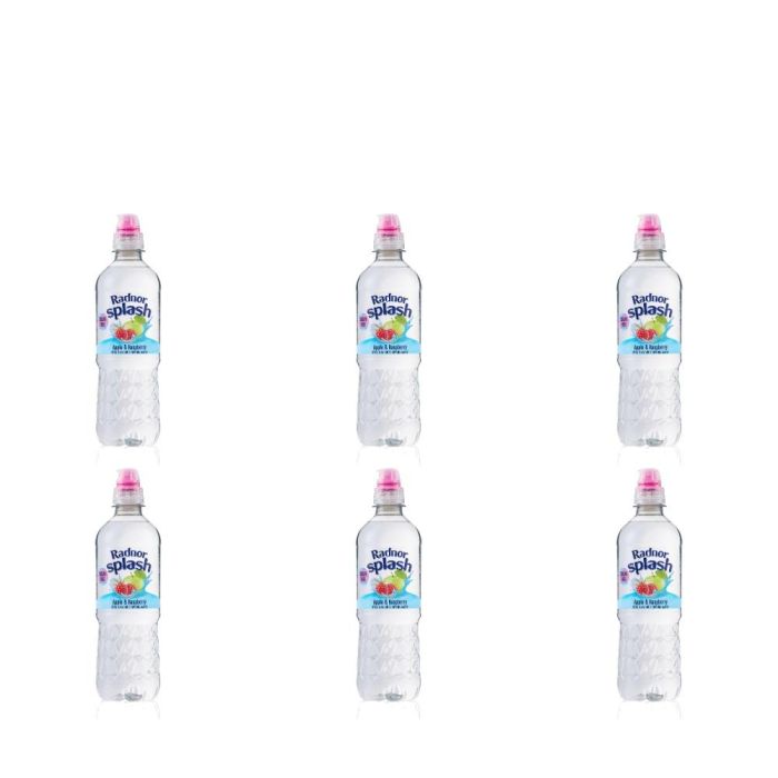 Radnor Splash Apple & Raspberry Flavoured Spring Water 500ml - Pack of 6