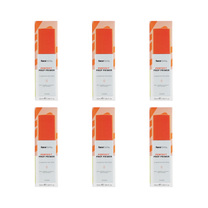 Face Facts Perfect Prep Primer Illuminating Skin Serum 50ml - Pack of 6