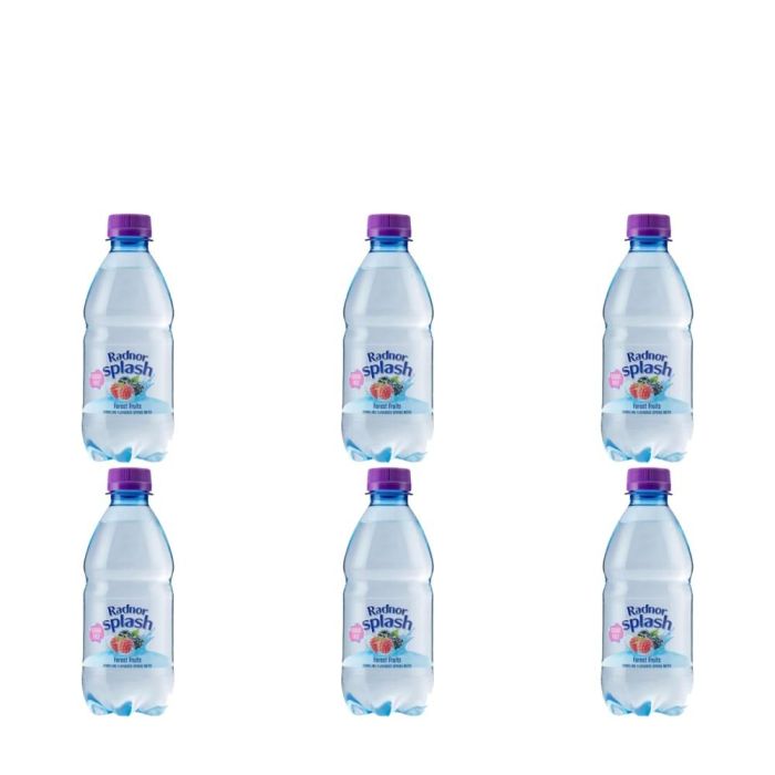 Radnor Splash Forest Fruits Sparkling Flavoured Spring Water 330ml - Pack of 6