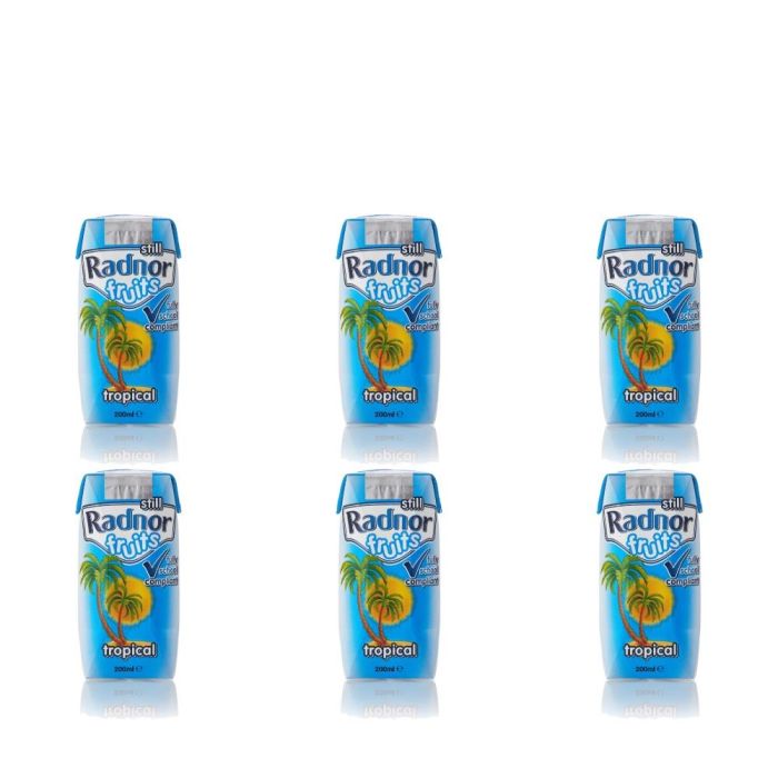 Radnor Fruits Still Tropical Juice Drink 200ml - Pack of 6