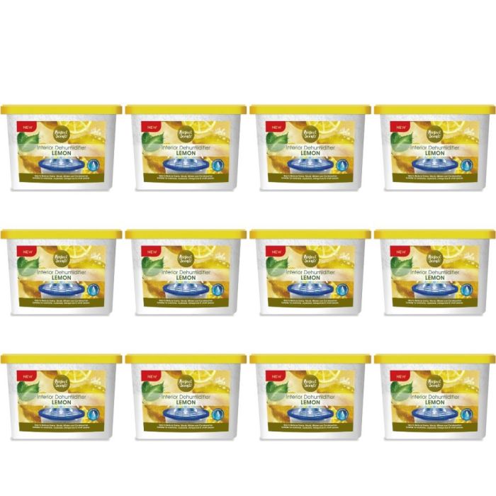 Perfect Scents Lemon Interior Dehumidifier 500ml - Pack of 12