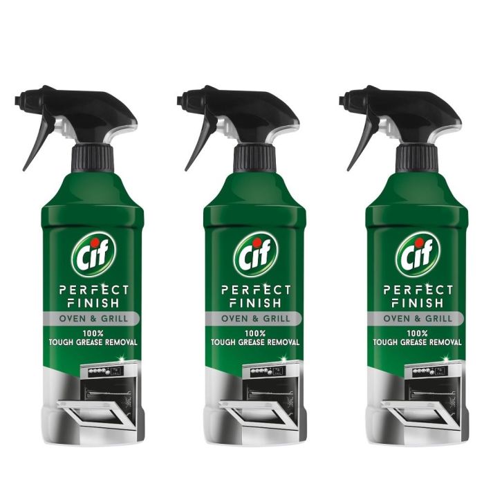 Cif Perfect Finish Oven & Grill Cleaner Spray 435ml - Pack of 3