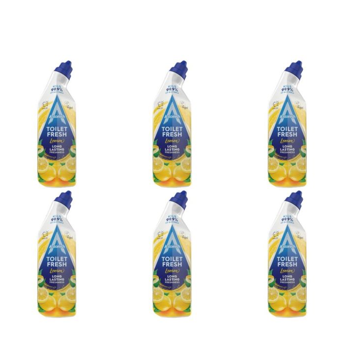 Astonish Toilet Fresh Lemon Gel Cleaner 750ml - Pack of 6