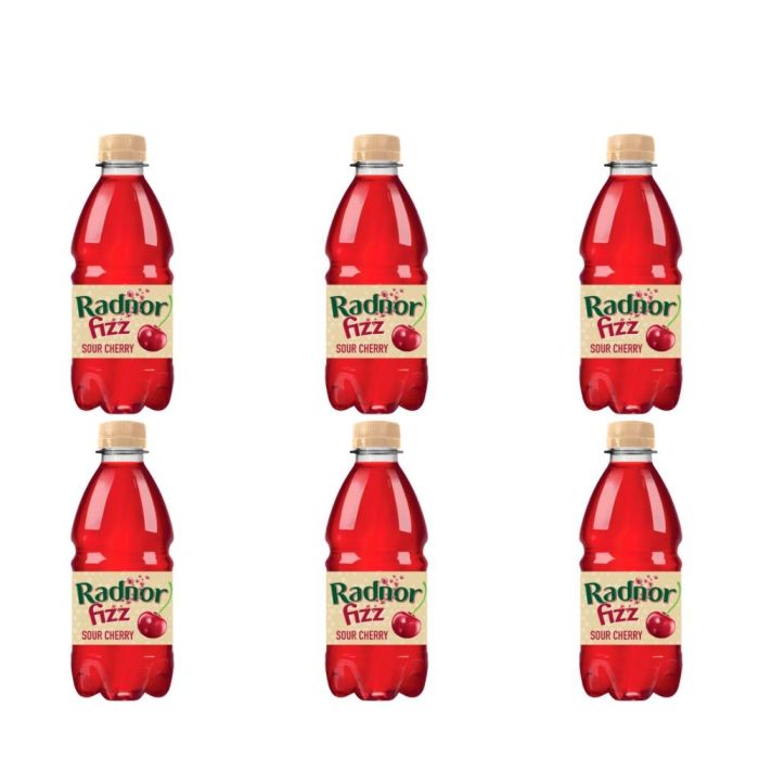 Radnor Fizz Sour Cherry Sparkling Drink 330ml - Pack of 6
