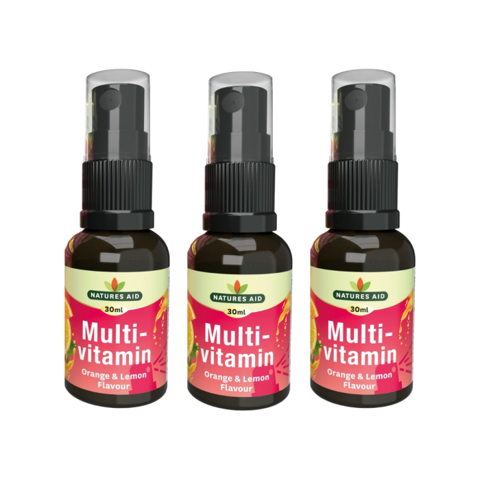 Natures Aid Multivitamin Oral Spray Orange & Lemon Flavour 30ml - Pack of 3