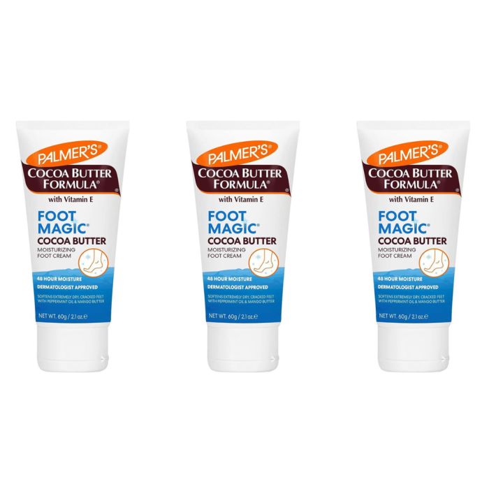 Palmer's 60g Foot Cream: Soften, Nourish, and Pamper Your Feet x 3