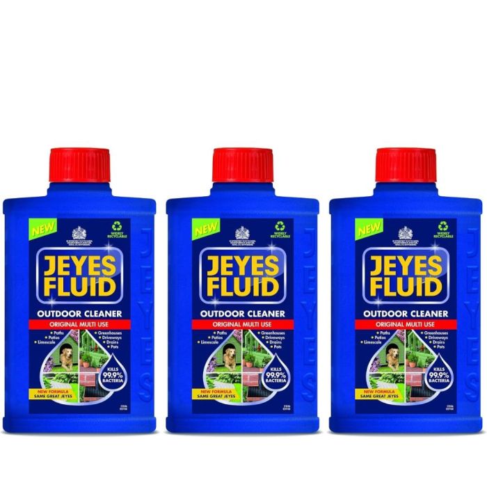 Jeyes Fluid Original Multi Use Outdoor Cleaner 300ml - Pack of 3