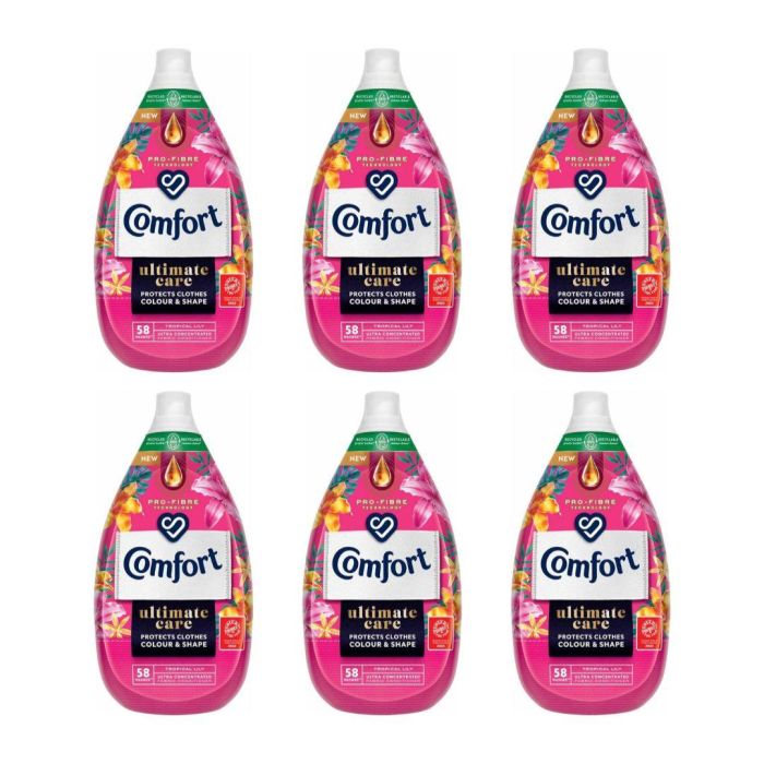 Comfort Ultimate Care Tropical Lily Fabric Conditioner 870 ML - Pack of 6