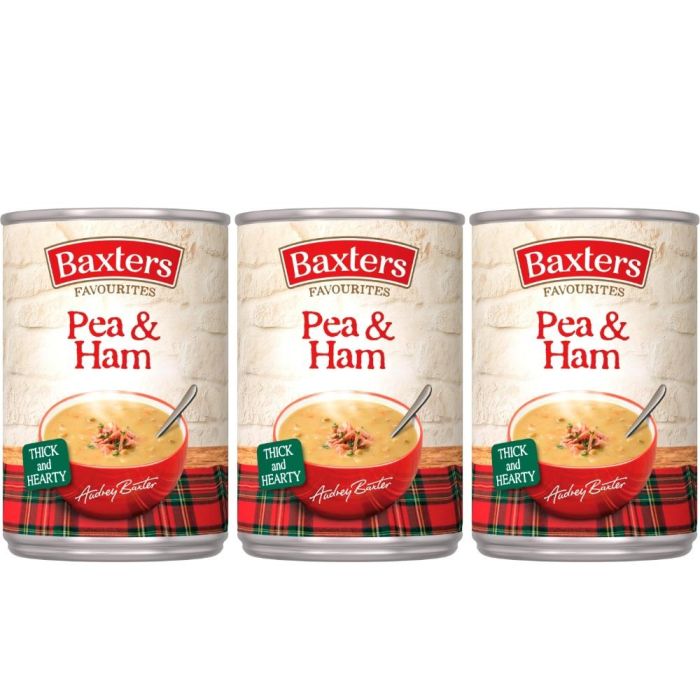 Baxters Pea & Ham Soup 400g - Pack of 3