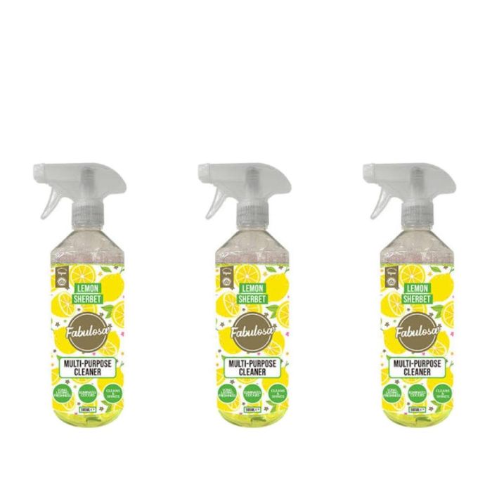 Fabulosa Lemon Sherbet Multi Purpose Cleaner 500ml - Pack of 3