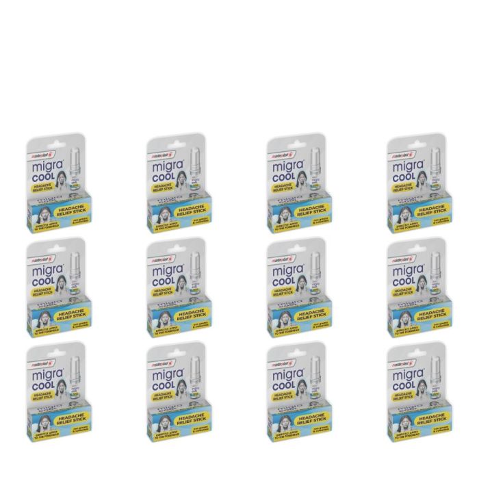 Masterplast Migra Cool Headache Relief Stick 3.6g - Pack of 12