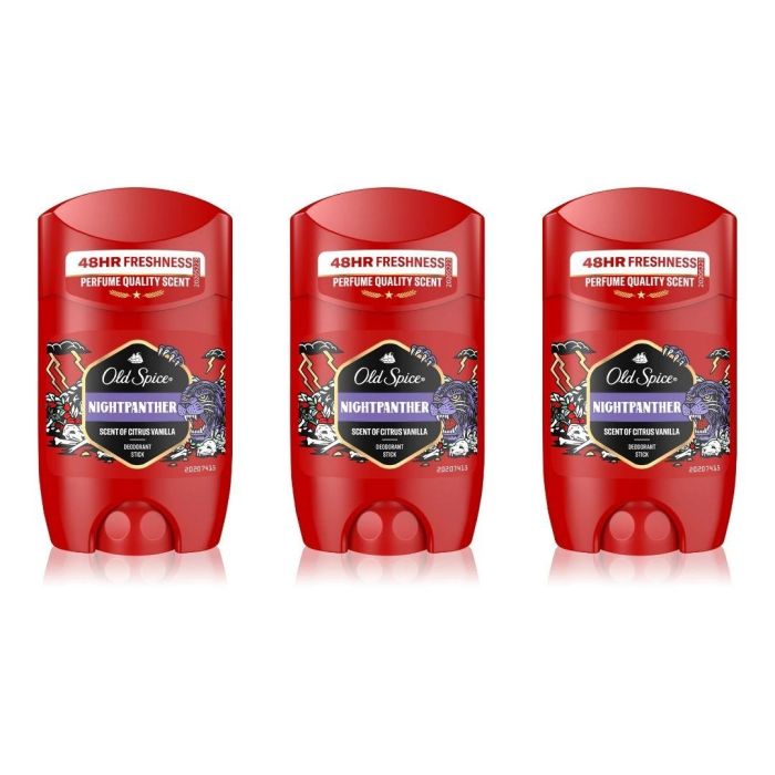 Old Spice Night Panther Deodorant Stick 50 ML - Pack of 3