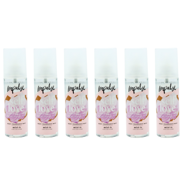 Impulse self love rose quartz mist-ic collection 150ml - Pack of 6