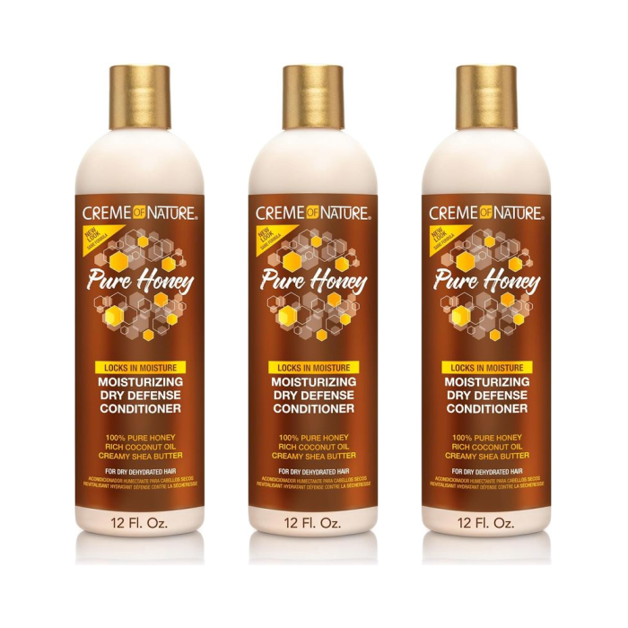Creme of Nature Honey Moisture Dry Defense Conditioner 355ml - Pack of 3