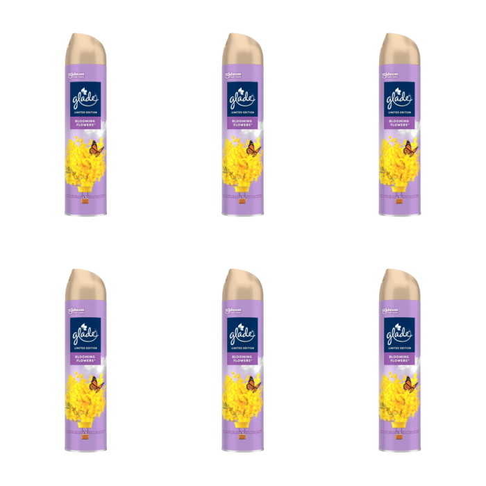 Glade Blooming Flowers air freshener aerosol spray 300ml floral fragrance
