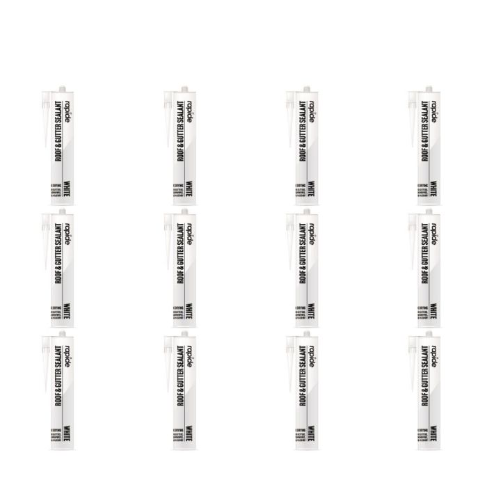 Rapide Roof & Gutter Sealant White 260ml - Pack of 12