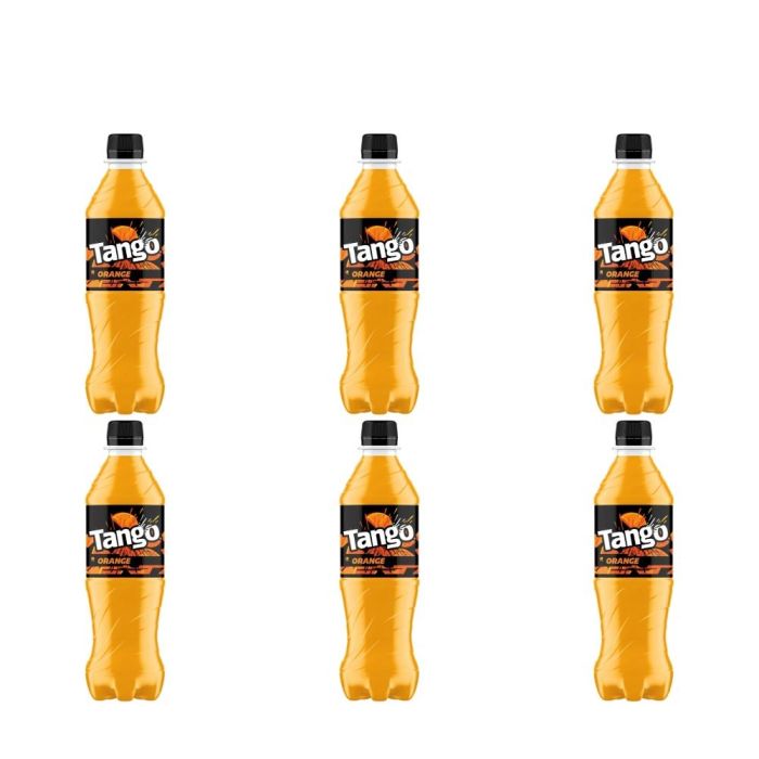 Tango Orange Carbonated Soft Drink 500ml - Pack of 6