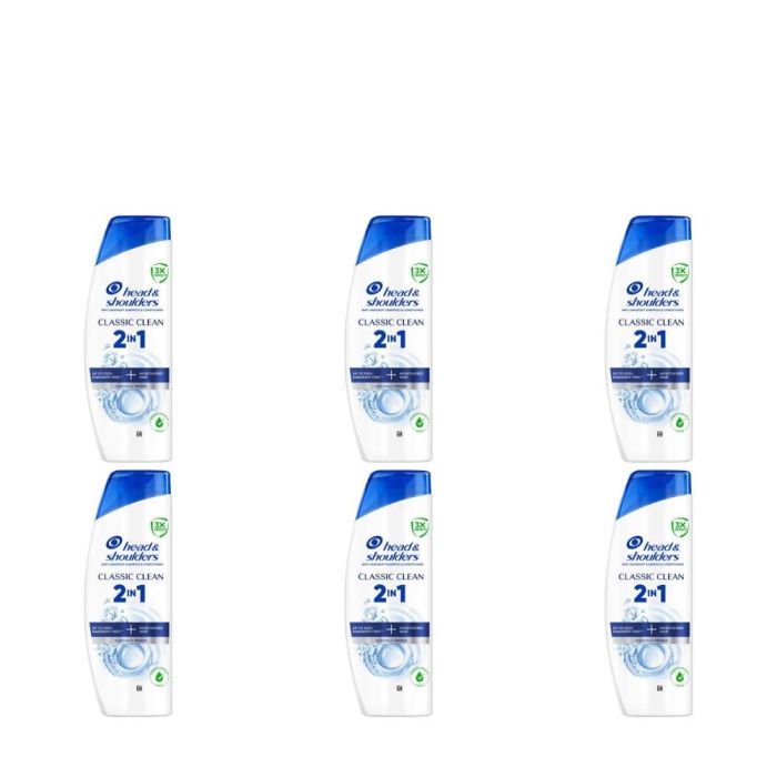 Head & Shoulders 2in1 Anti Dandruff Shampoo 330ml - Pack of 6