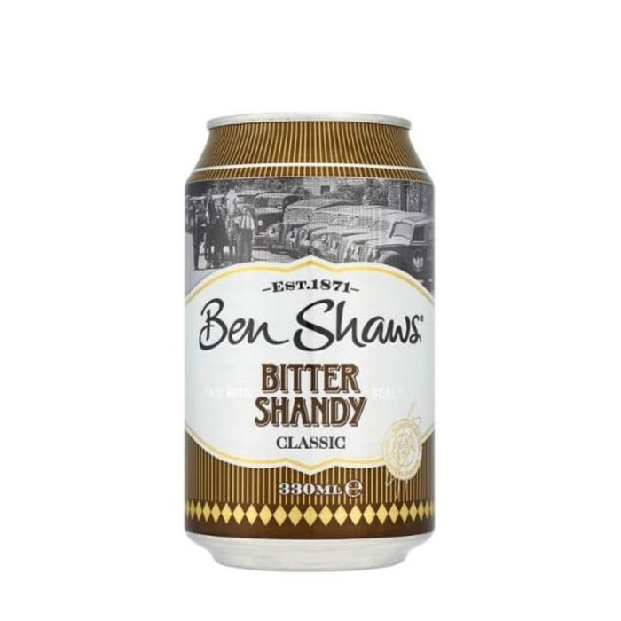 Ben Shaws Bitter Shandy Classic Sparkling Soft Drink 330ml - Pack of 24