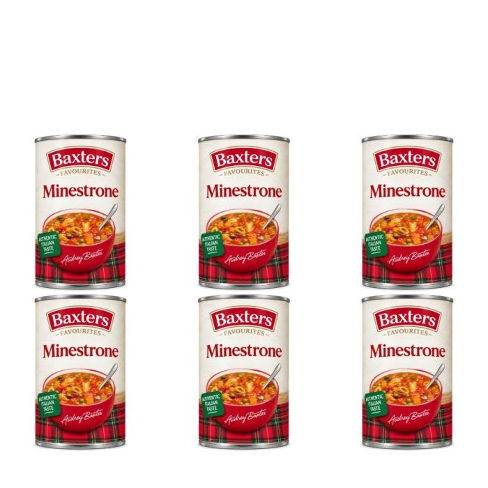 Baxters Favourites Minestrone Soup 400g - Pack of 6