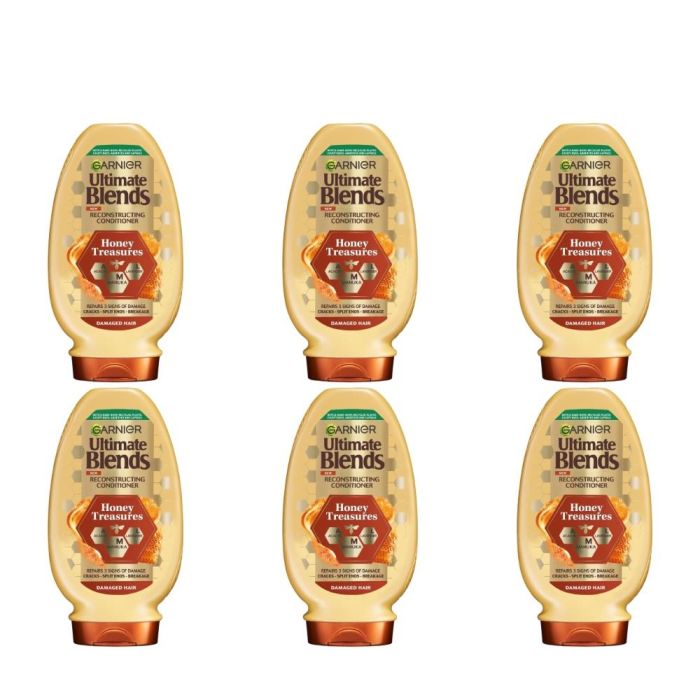 Garnier Ultimate Blends Honey Treasures Conditioner 400ml - Pack of 6