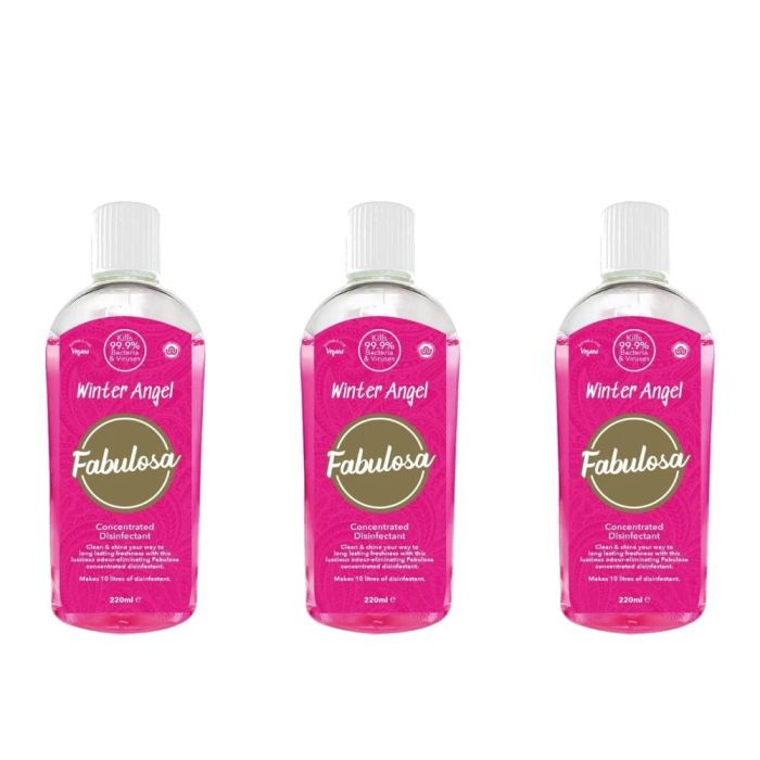 Fabulosa Winter Angel Concentrated Disinfectant 220ml - Pack of 3