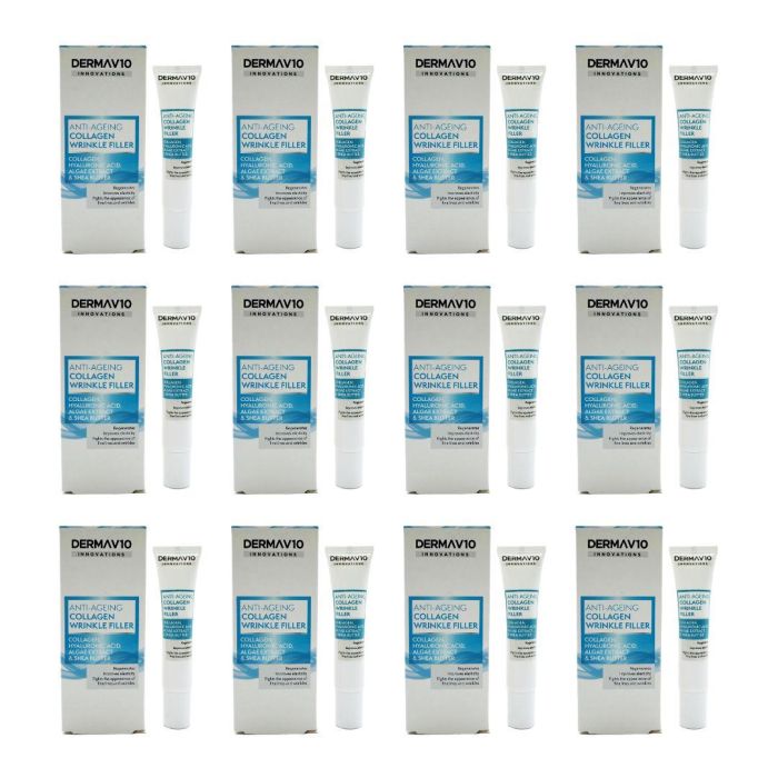 DermaV10 Anti-Ageing Collagen Wrinkle Filler 15 ML - Pack of 12