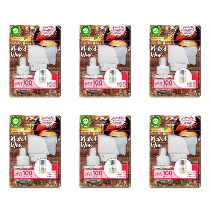 Air Wick Electrical Plug-In Kit Mulled Wine 19 ML - Pack of 6