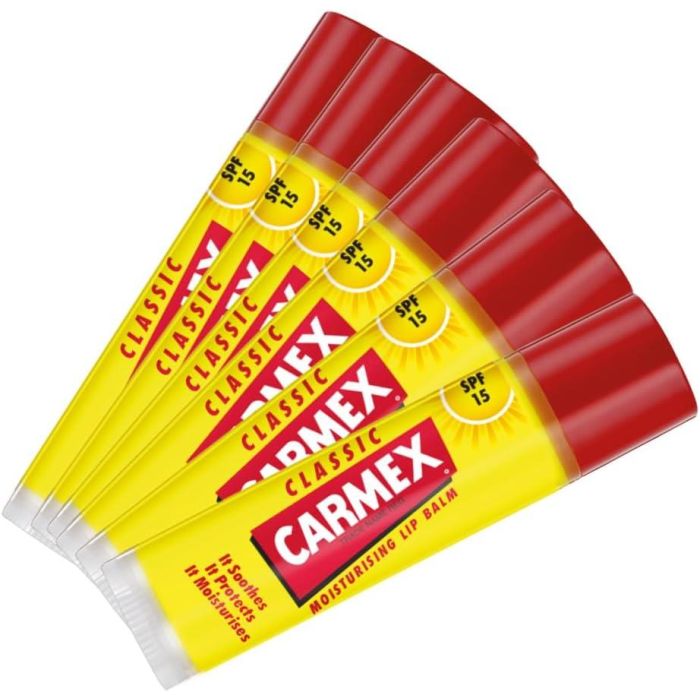 Carmex Classic Lip Balm Stick SPF15 4.25g - Pack of 6