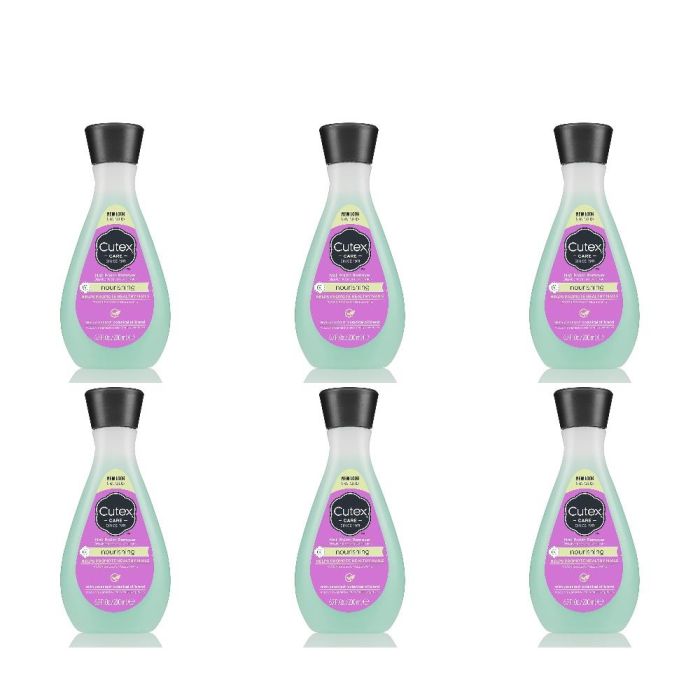 Cutex Nourishing Nail Polish Remover 200ml - Pack of 6