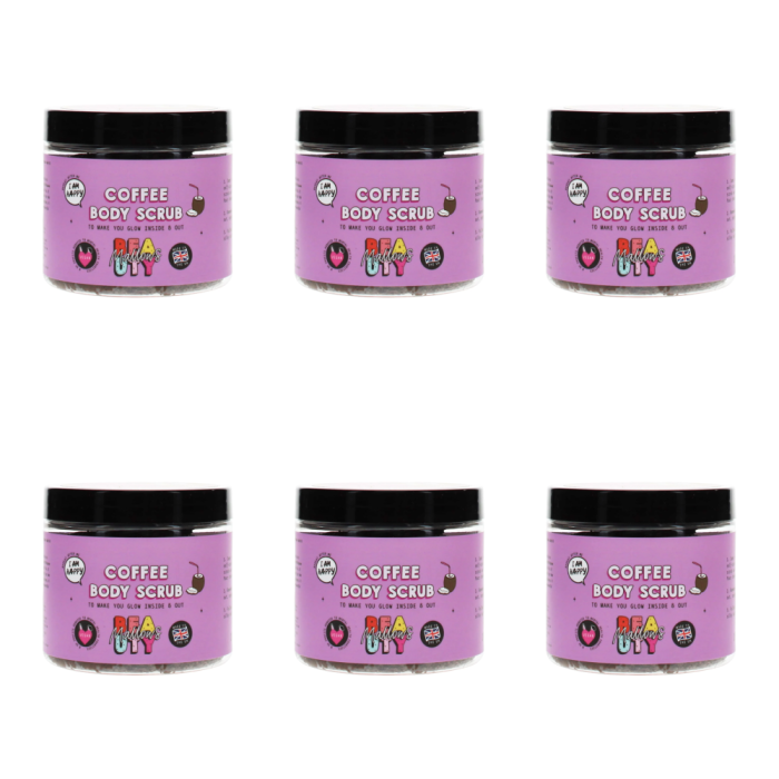 Mallows Coffee Beauty Body Scrub 180g - Pack of 6