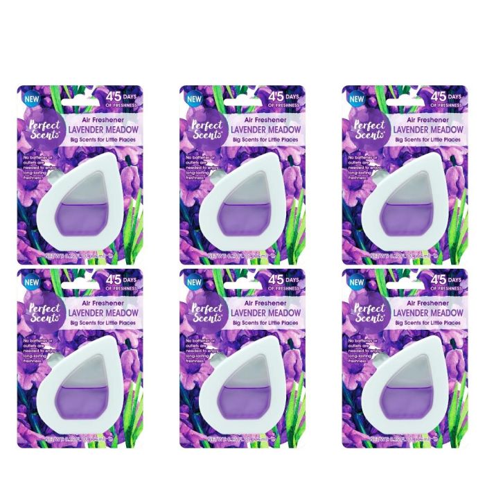 Perfect Scents Lavender Meadow Air Freshener 7.5ml - Pack of 6