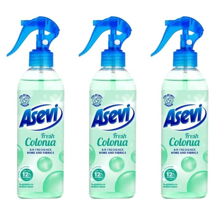 Asevi Colonia Air Freshener Spray 400ml - Pack of 3