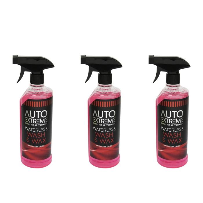 Auto Extreme Waterless Wash & Wax High Gloss Spray 720ml - Pack of 3