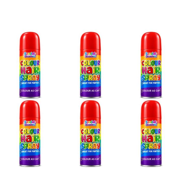 Special Occasions Colour Hair Spray Assorted 200ml - Pack of 6