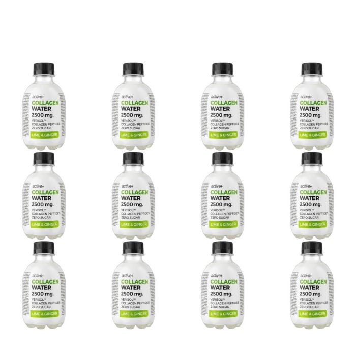 Active+ Collagen Water 2500mg Lime & Ginger 240ml - Pack of 12