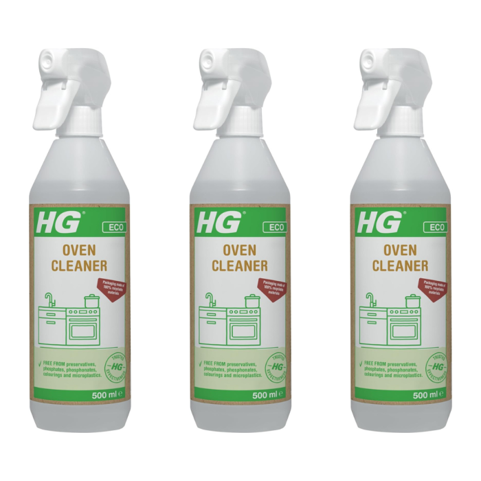 HG Eco Oven Cleaner Degreaser Spray 500ml - Pack of 3