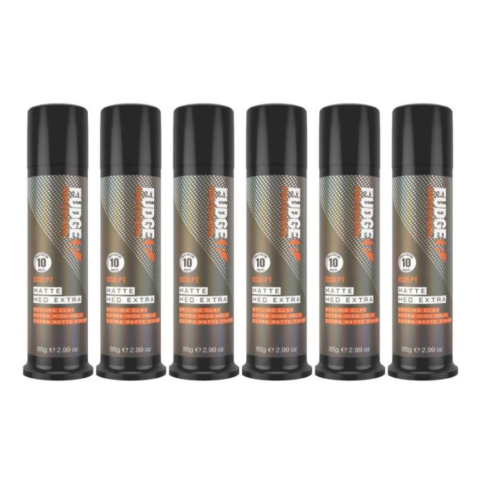 Fudge Matte Hed Extra Styling Clay 85 ML - Pack of 6
