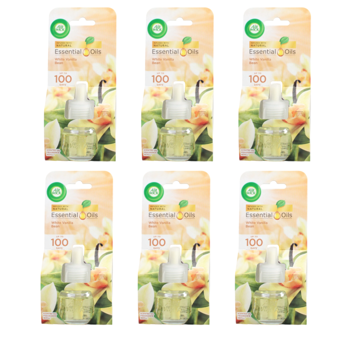 Air Wick Electric Refill White Vanilla Bean 19ml x 6