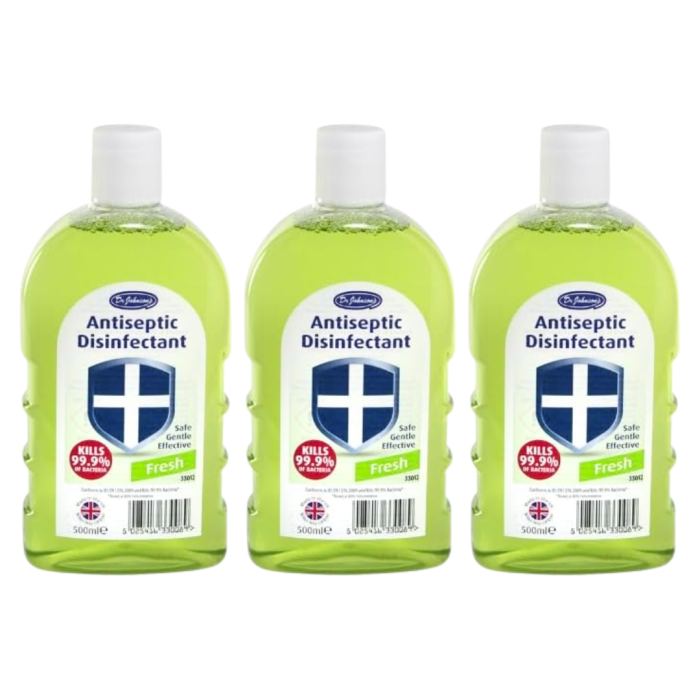 Dr Johnsons Fresh Antiseptic Disinfectant 500ml - Pack of 3