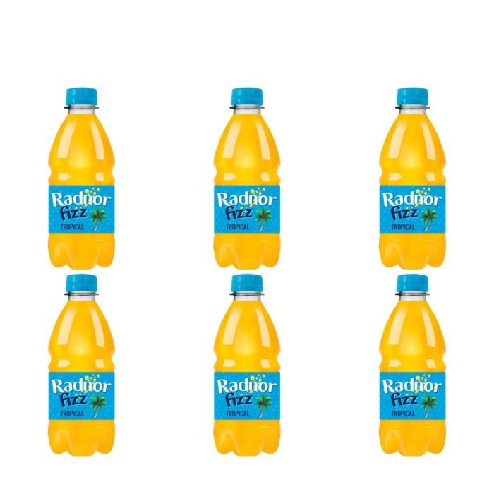 Radnor Fizz Tropical Sparkling Drink 330ml - Pack of 6