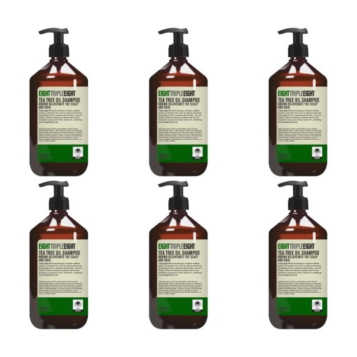 Eight Triple Eight Tea Tree Oil Shampoo 1L - Pack of 6