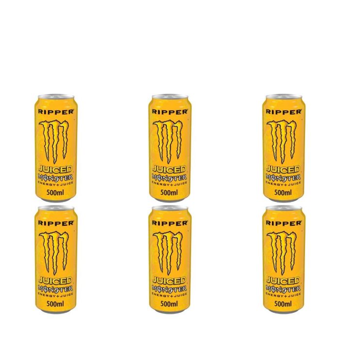 Monster Ripper Tropical Energy Drink 500ml - Pack of 6