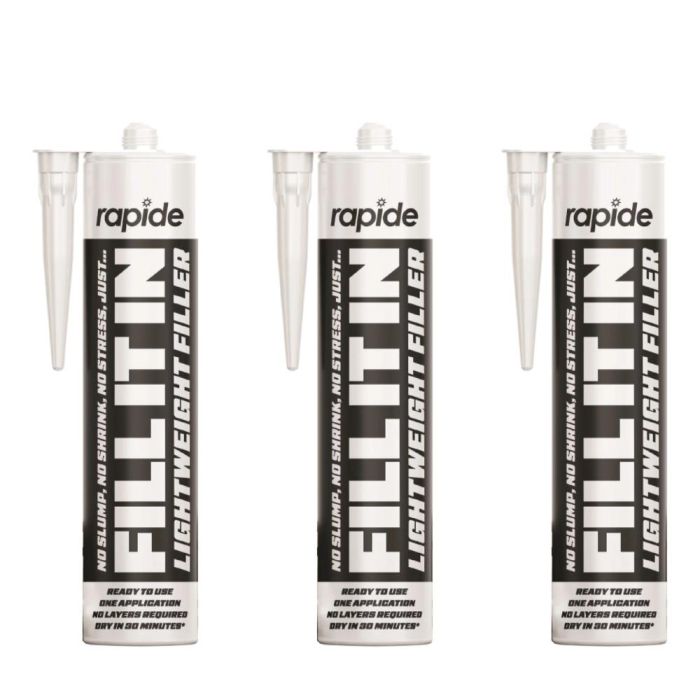 Rapide Fill It In Lightweight Filler 310ml - Pack of 3