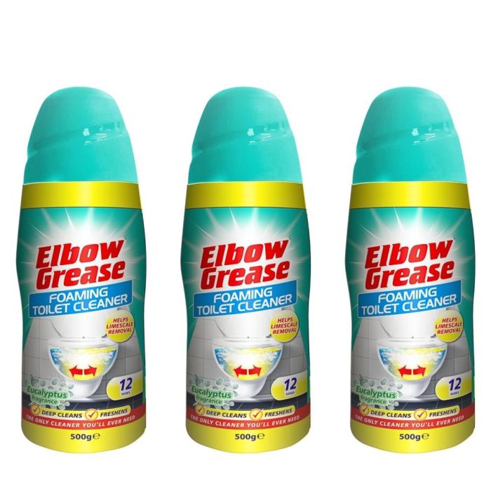 Elbow Grease Eucalyptus Foaming Toilet Cleaner 500g - Pack of 3