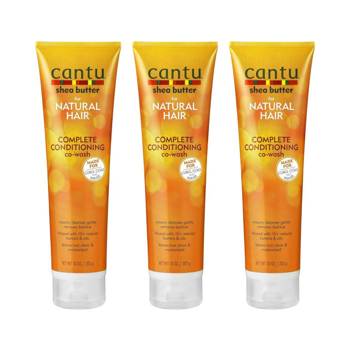 Cantu Shea Butter Natural Hair Conditioning Co-Wash 283ml - Pack of 3