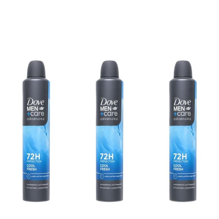 Dove Men Cool Fresh Deodorant Spray 250ml - Pack of 3
