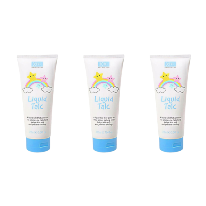 XBC Liquid Talc 200ml - Pack of 3