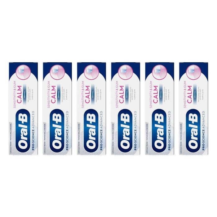 Oral-B Sensitivity & Gum Calm Original Toothpaste 75 ML - Pack of 6